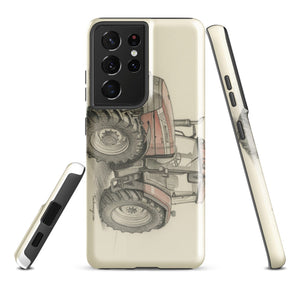 The Tractor Mugs Store Samsung Galaxy S21 Ultra McCormick MTX 150 Signature Edition Pencil Sketch | Tough case for Samsung® Quality Farmers Merch
