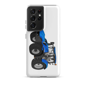 The Tractor Mugs Store Samsung Galaxy S21 Ultra New Holland T6 180 Methane | Tough case for Samsung® Quality Farmers Merch