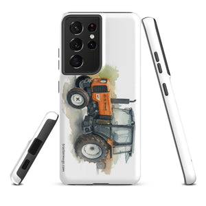 The Tractor Mugs Store Samsung Galaxy S21 Ultra Renault 65-32 MX Watercolor | Tough case for Samsung® Quality Farmers Merch