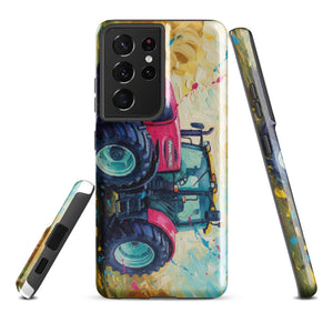 The Tractor Mugs Store Samsung Galaxy S21 Ultra Renault ares 696 rz Splash Art | Tough case for Samsung® Quality Farmers Merch