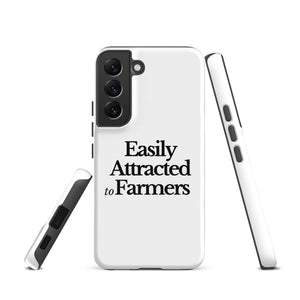 The Tractor Mugs Store Samsung Galaxy S22 EASILY ATTRACTED TO FARMERS | Tough case for Samsung® Quality Farmers Merch