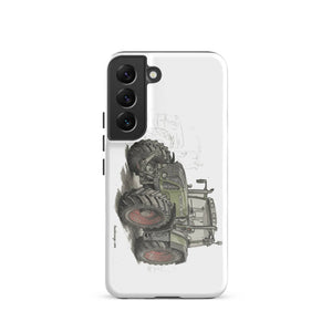 The Tractor Mugs Store Samsung Galaxy S22 Fendt Favorit 818 Pencil Sketch | Tough case for Samsung® Quality Farmers Merch