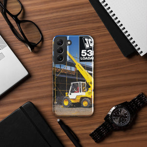 The Tractor Mugs Store Samsung Galaxy S22 JCB Loadall 530 Brochure | Tough case for Samsung® Quality Farmers Merch
