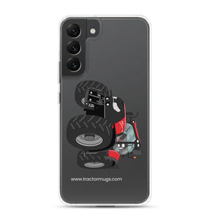 The Tractor Mugs Store Samsung Galaxy S22 Plus Case IH Optum 300 CVX | Clear Case for Samsung® Quality Farmers Merch