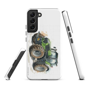 The Tractor Mugs Store Samsung Galaxy S22 Plus Deutz-Fahr 9340 Watercolor | Tough case for Samsung® Quality Farmers Merch