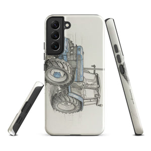 The Tractor Mugs Store Samsung Galaxy S22 Plus Ford 8340 Pencil Sketch | Tough case for Samsung® Quality Farmers Merch