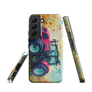 The Tractor Mugs Store Samsung Galaxy S22 Renault ares 696 rz Splash Art | Tough case for Samsung® Quality Farmers Merch