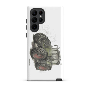 The Tractor Mugs Store Samsung Galaxy S22 Ultra Fendt Favorit 818 Pencil Sketch | Tough case for Samsung® Quality Farmers Merch