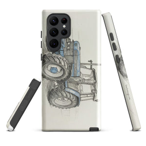 The Tractor Mugs Store Samsung Galaxy S22 Ultra Ford 8340 Pencil Sketch | Tough case for Samsung® Quality Farmers Merch