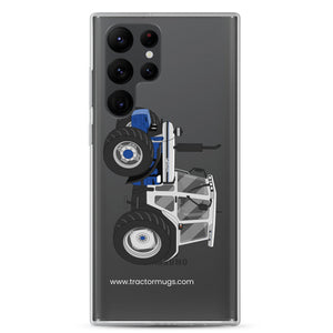 The Tractor Mugs Store Samsung Galaxy S22 Ultra Jubilee Edition Silver Tractor | Clear Case for Samsung® Quality Farmers Merch