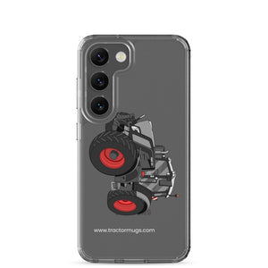 The Tractor Mugs Store Samsung Galaxy S23 Fendt 828 Profi Black Beauty | Clear Case for Samsung® Quality Farmers Merch