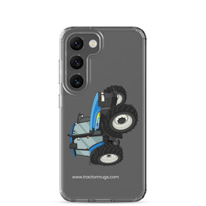 The Tractor Mugs Store Samsung Galaxy S23 New Holland TM 140 | Clear Case for Samsung® Quality Farmers Merch
