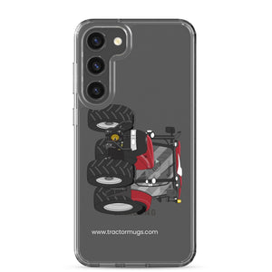 The Tractor Mugs Store Samsung Galaxy S23 Plus Case IH Maxxum 150 Activedrive 8 | Clear Case for Samsung® Quality Farmers Merch