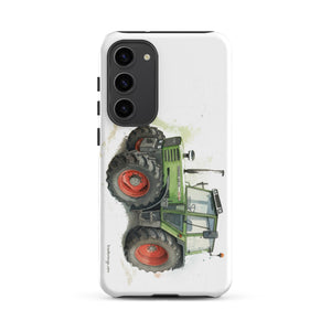 The Tractor Mugs Store Samsung Galaxy S23 Plus Fendt 308 LSA 4WD Watercolor | Tough case for Samsung® Quality Farmers Merch