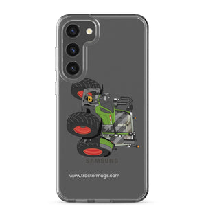 The Tractor Mugs Store Samsung Galaxy S23 Plus Fendt Vario 313 | Clear Case for Samsung® Quality Farmers Merch