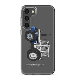 The Tractor Mugs Store Samsung Galaxy S23 Plus Ford 7810 Jubilee Edition SilverTractor | Clear Case for Samsung® Quality Farmers Merch