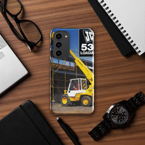 The Tractor Mugs Store Samsung Galaxy S23 Plus JCB Loadall 530 Brochure | Tough case for Samsung® Quality Farmers Merch