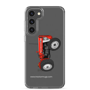 The Tractor Mugs Store Samsung Galaxy S23 Plus Massey Ferguson 135  |  Clear Case for Samsung® Quality Farmers Merch