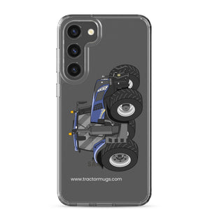 The Tractor Mugs Store Samsung Galaxy S23 Plus New Holland T8 435 | Clear Case for Samsung® Quality Farmers Merch