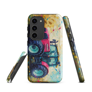 The Tractor Mugs Store Samsung Galaxy S23 Renault ares 696 rz Splash Art | Tough case for Samsung® Quality Farmers Merch