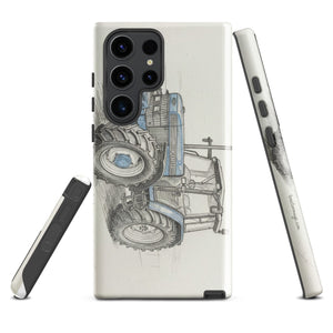 The Tractor Mugs Store Samsung Galaxy S23 Ultra Ford 8340 Pencil Sketch | Tough case for Samsung® Quality Farmers Merch