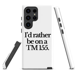 The Tractor Mugs Store Samsung Galaxy S23 Ultra I'D RATHER BE ON A TM 155 | Tough case for Samsung® Quality Farmers Merch