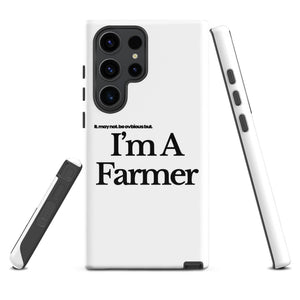 The Tractor Mugs Store Samsung Galaxy S23 Ultra I'M A FARMER | Tough case for Samsung® Quality Farmers Merch