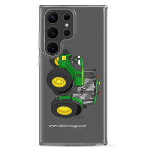 The Tractor Mugs Store Samsung Galaxy S23 Ultra John Deere 6120 M | Clear Case for Samsung® Quality Farmers Merch