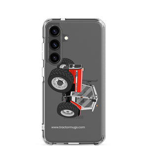 The Tractor Mugs Store Samsung Galaxy S24 Massey Ferguson 3085 | Clear Case for Samsung® Quality Farmers Merch