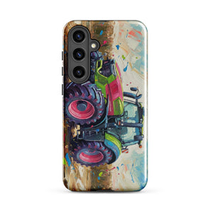 The Tractor Mugs Store Samsung Galaxy S24 Plus Deutz-Fahr 9340 Splash Art | Tough case for Samsung® Quality Farmers Merch