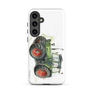 The Tractor Mugs Store Samsung Galaxy S24 Plus Fendt 308 LSA 4WD Watercolor | Tough case for Samsung® Quality Farmers Merch