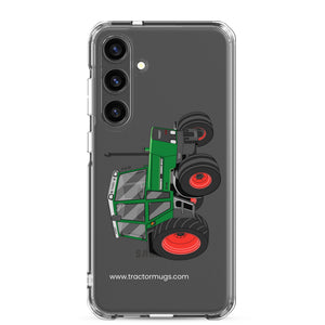 The Tractor Mugs Store Samsung Galaxy S24 Plus Fendt Farmer TURBOMATIK 307 LSA  |  Clear Case for Samsung® Quality Farmers Merch