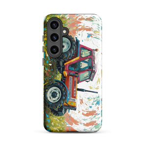 The Tractor Mugs Store Samsung Galaxy S24 Plus FIAT 90-90 DT Splash Art | Tough case for Samsung® Quality Farmers Merch