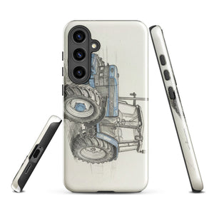 The Tractor Mugs Store Samsung Galaxy S24 Plus Ford 8340 Pencil Sketch | Tough case for Samsung® Quality Farmers Merch