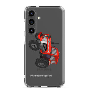 The Tractor Mugs Store Samsung Galaxy S24 Plus Massey Ferguson 168   |  Clear Case for Samsung® Quality Farmers Merch