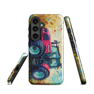 The Tractor Mugs Store Samsung Galaxy S24 Renault ares 696 rz Splash Art | Tough case for Samsung® Quality Farmers Merch