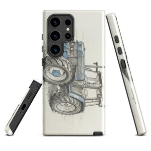 The Tractor Mugs Store Samsung Galaxy S24 Ultra Ford 8340 Pencil Sketch | Tough case for Samsung® Quality Farmers Merch