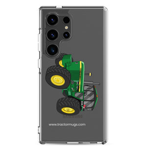 The Tractor Mugs Store Samsung Galaxy S24 Ultra John Deere 4240  |  Clear Case for Samsung® Quality Farmers Merch