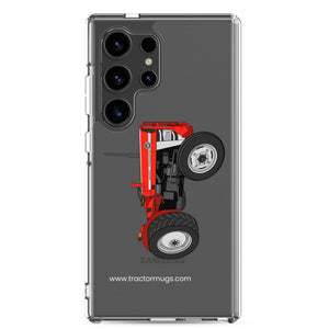 The Tractor Mugs Store Samsung Galaxy S24 Ultra Massey Ferguson 135 with cab  | Clear Case for Samsung® Quality Farmers Merch