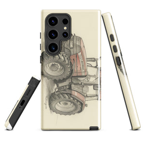 The Tractor Mugs Store Samsung Galaxy S24 Ultra McCormick MTX 150 Signature Edition Pencil Sketch | Tough case for Samsung® Quality Farmers Merch
