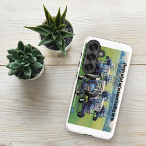 The Tractor Mugs Store Samsung Galaxy S25 Ford '000 Series Advert | Tough case for Samsung® Quality Farmers Merch