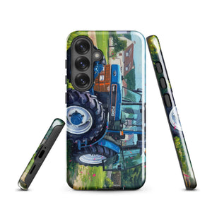 The Tractor Mugs Store Samsung Galaxy S25 Ford 7840 Splash Art | Tough case for Samsung® Quality Farmers Merch