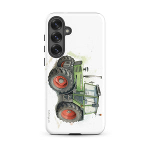 The Tractor Mugs Store Samsung Galaxy S25 Plus Fendt 308 LSA 4WD Watercolor | Tough case for Samsung® Quality Farmers Merch