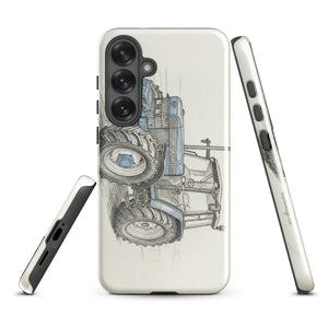 The Tractor Mugs Store Samsung Galaxy S25 Plus Ford 8340 Pencil Sketch | Tough case for Samsung® Quality Farmers Merch