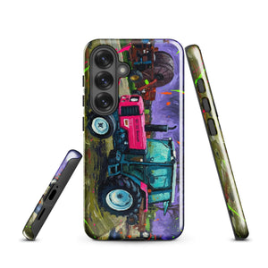 The Tractor Mugs Store Samsung Galaxy S25 Renault 65-32 MX Splash Art | Tough case for Samsung® Quality Farmers Merch