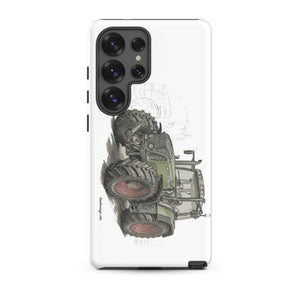 The Tractor Mugs Store Samsung Galaxy S25 Ultra Fendt Favorit 818 Pencil Sketch | Tough case for Samsung® Quality Farmers Merch
