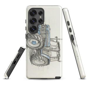 The Tractor Mugs Store Samsung Galaxy S25 Ultra Ford 8340 Pencil Sketch | Tough case for Samsung® Quality Farmers Merch