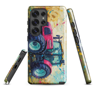 The Tractor Mugs Store Samsung Galaxy S25 Ultra Renault ares 696 rz Splash Art | Tough case for Samsung® Quality Farmers Merch