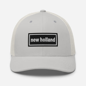 The Tractor Mugs Store Silver Oasis Style Retro New Holland | Trucker Cap Quality Farmers Merch