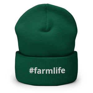 The Tractor Mugs Store Spruce #farmlife | Cuffed Beanie Quality Farmers Merch